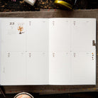 Weekly spread on MORI KAZE paper. Photo: OURS Studio