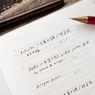 Handwritten list page. Photo: OURS Studio
