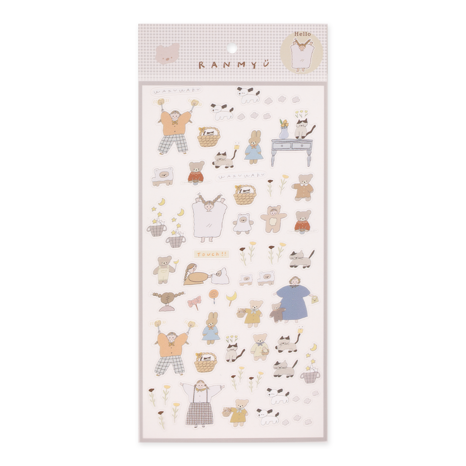 ranmyu PET stickers Girl And Friends