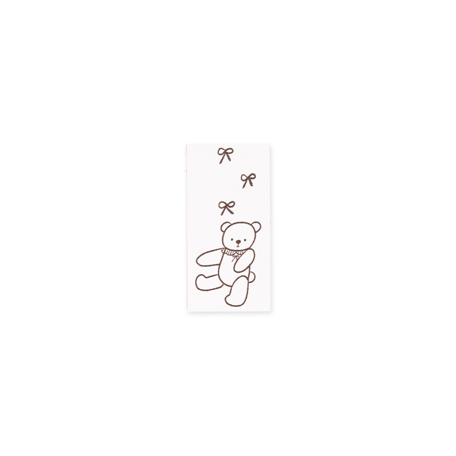 ranmyu Rubber Stamp Bear And Bows