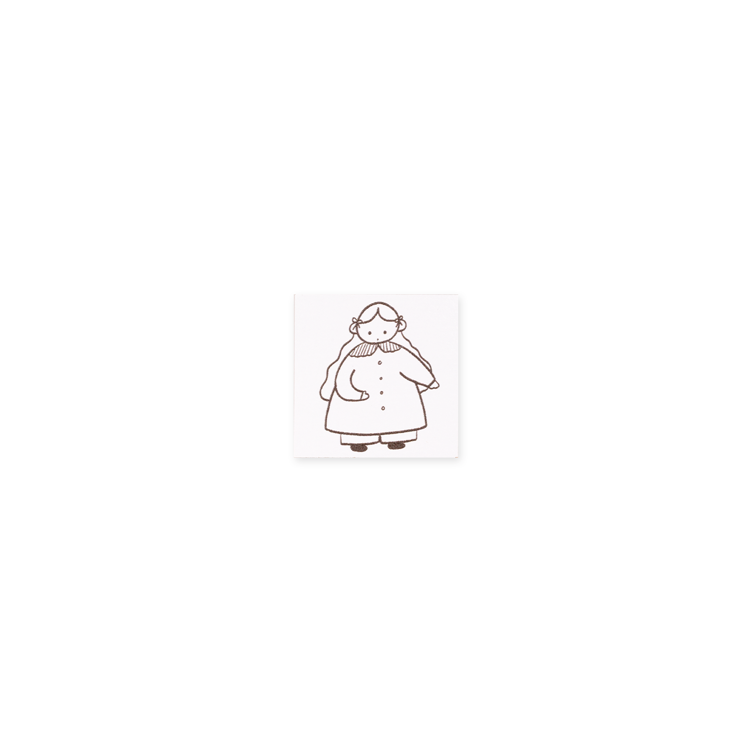 ranmyu Rubber Stamp Girl With Long Hair
