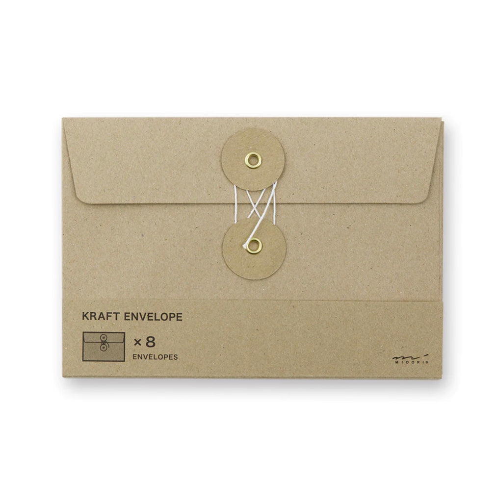 TRC Kraft Envelope With String | M | Brown - Simple Paper 