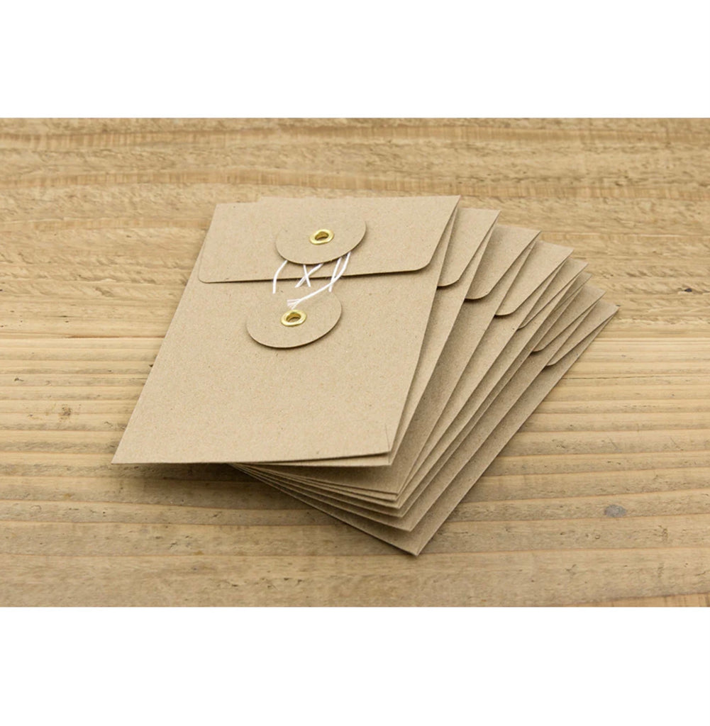 TRC Kraft Envelope With String | S | Brown - Simple Paper 