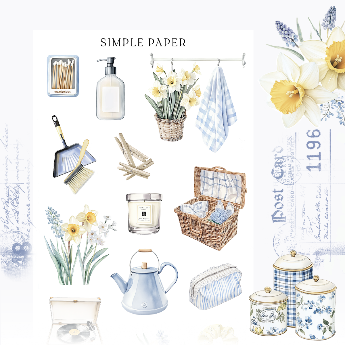 Spring Refresh - Sheet E – Simple Paper