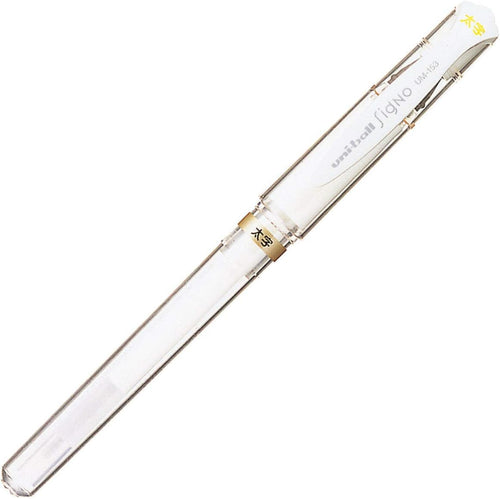 Uni-Ball Signo Penna Gel Oro Metallizzato - Punta Metallo 1mm, Tratto 0.65mm, Impugnatura Gomma, Scrapbooking - 2