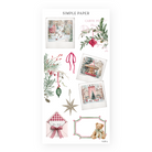 ’Tis The Season – holiday polaroids, ornaments, greenery, and festive details for journaling