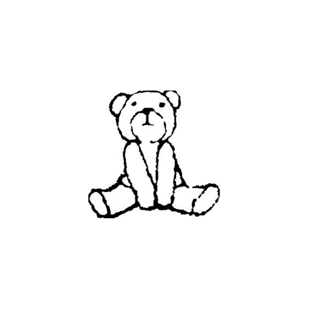 Ma7stamp | Life of a Teddy Bear | Waiting Bear - Simple Paper 