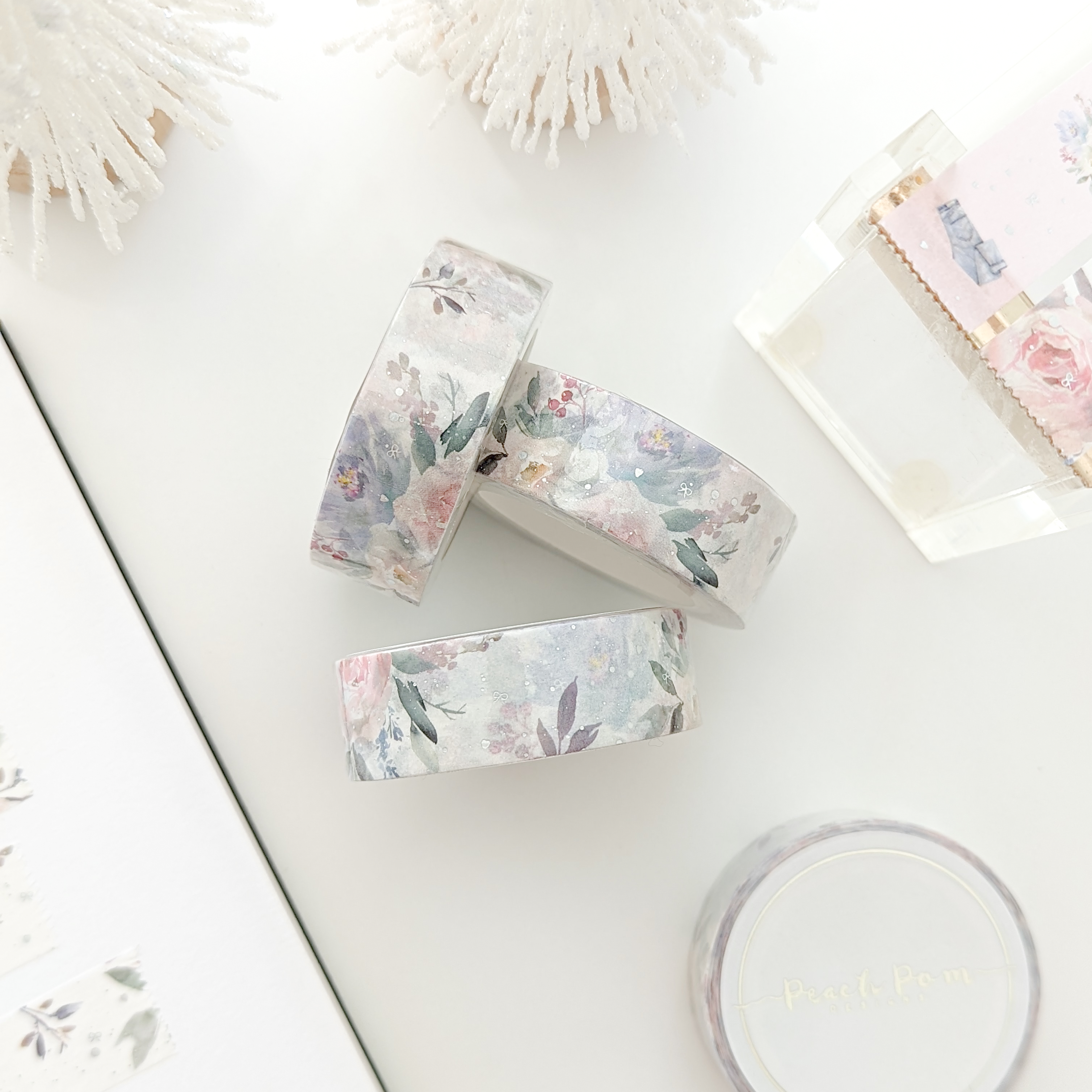 Washi Tape | Winter Florals | 15mm - Simple Paper 