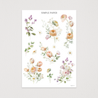 April - Sheet A - Simple Paper