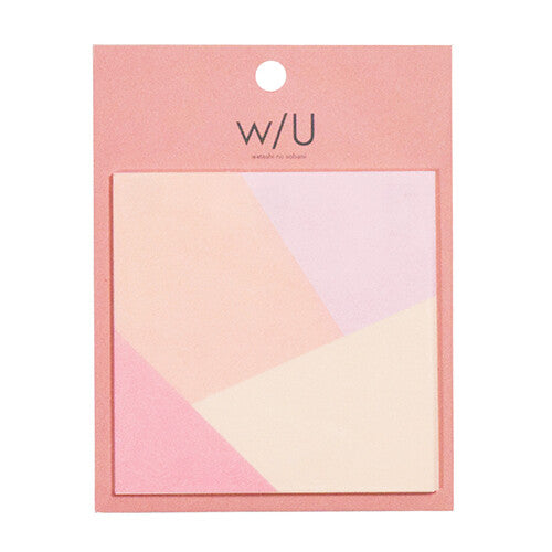 Nakabayashi W/U Series Square Sticky Notes - Simple Paper 