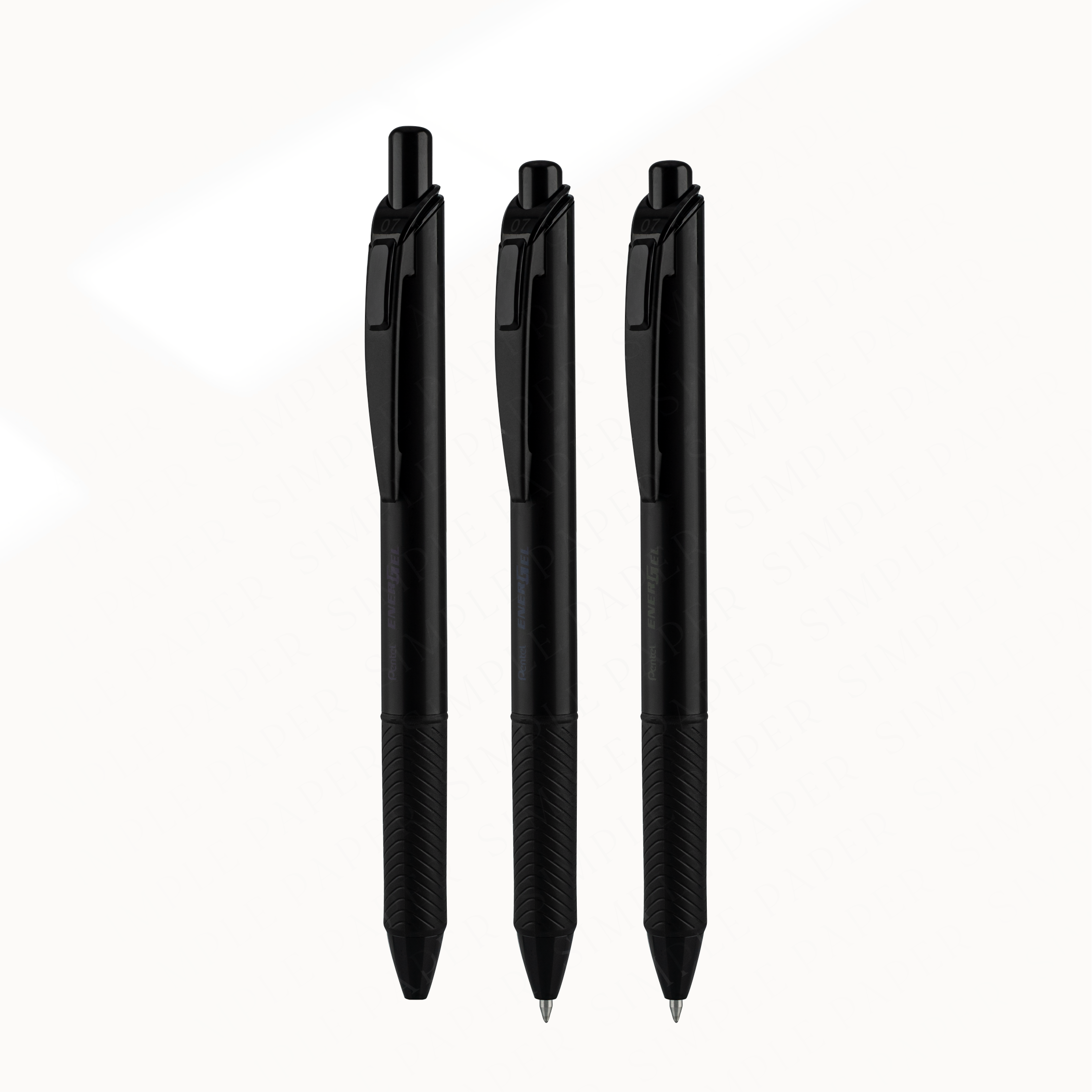 Pentel Energel Limited Black Colors Pen - Simple Paper 