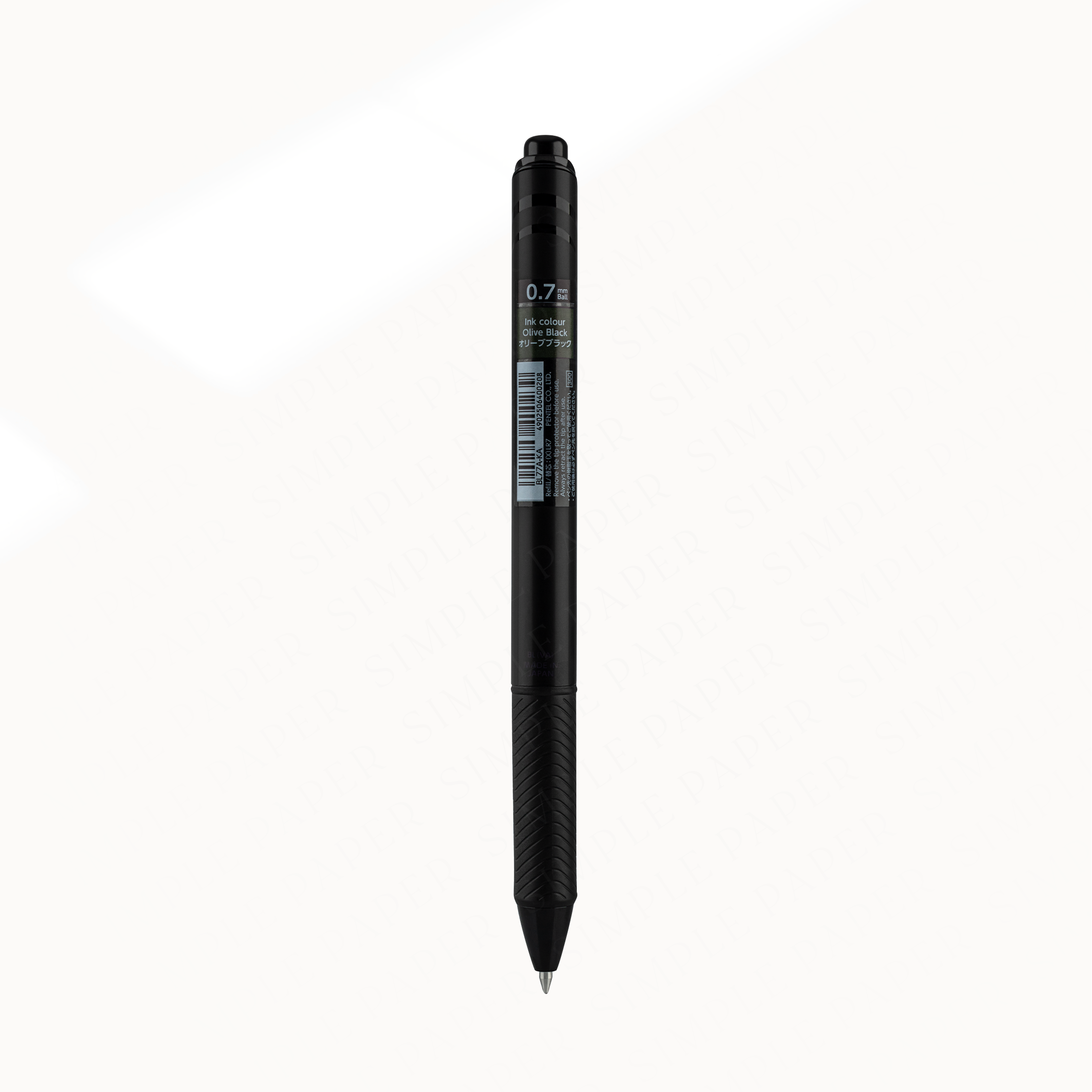 Pentel Energel Limited Black Colors Pen - Simple Paper 